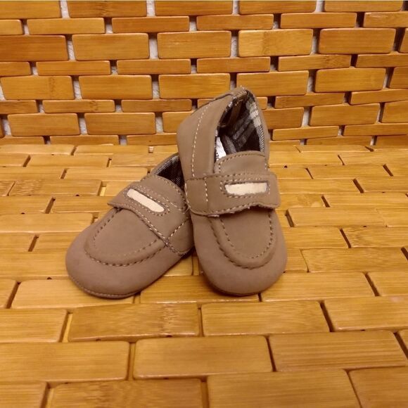 EUC WENDY BELLISSIMO Brown & Cream Penny Loafer Style Size 1 Shoes - Picture 7 of 8